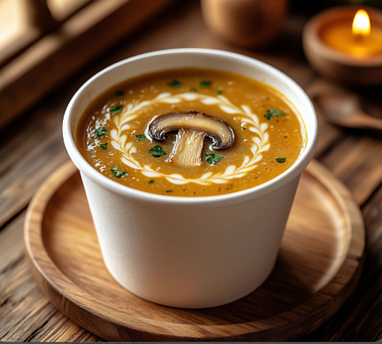 Суп-пюре грибной, 285 гр