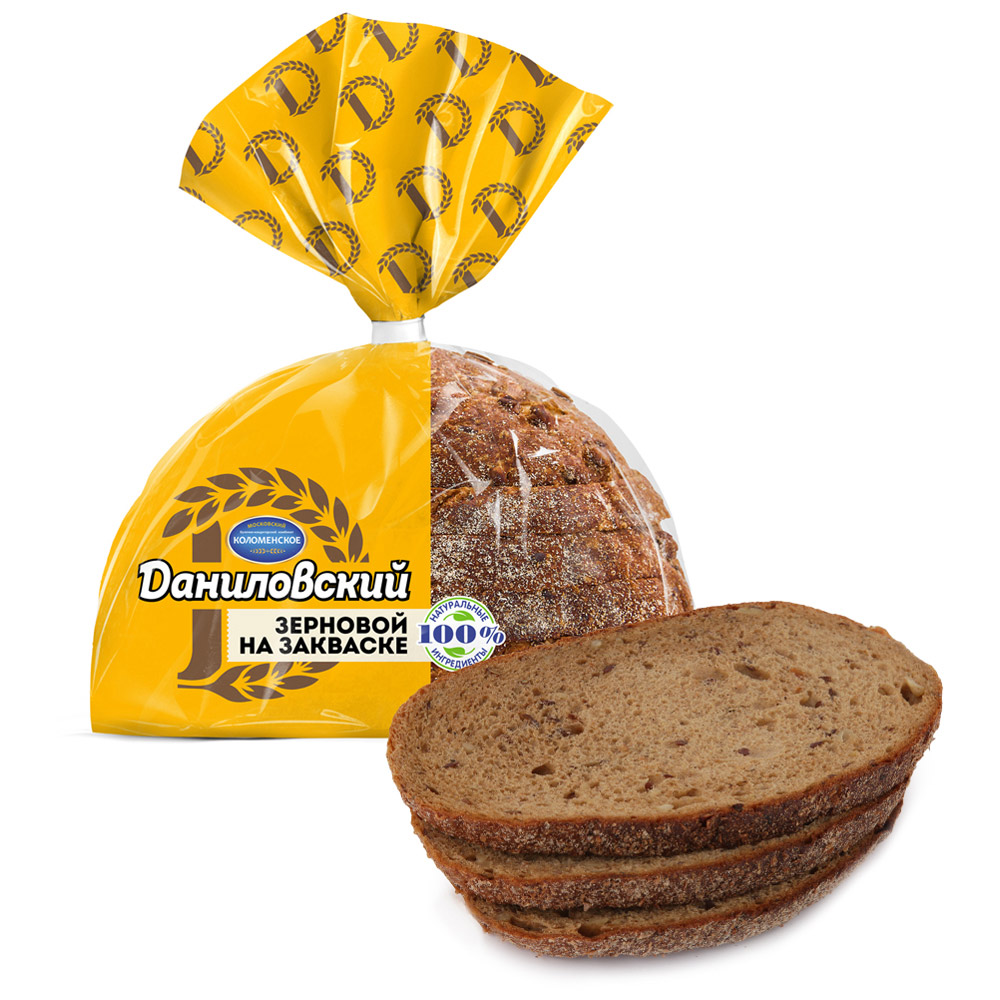 Хлеб Даниловский зерновой в нар 0,300 "Коломенский"