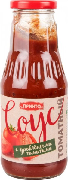 Соус Принто  томатный с дроблеными томатами, 330гр ООО Русские Продукты