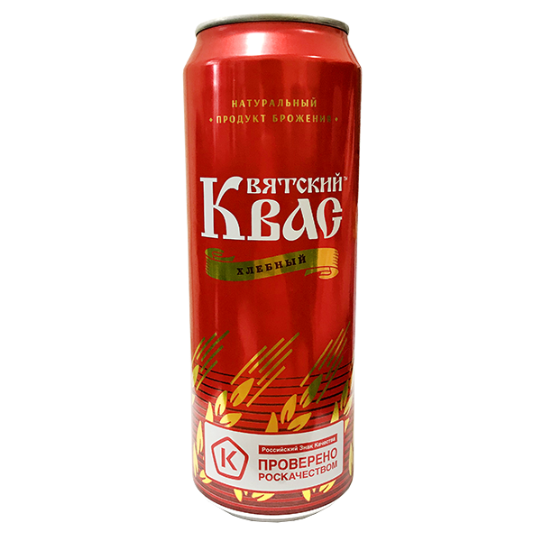 Квас Хлебный Вятский ж/б 450 гр