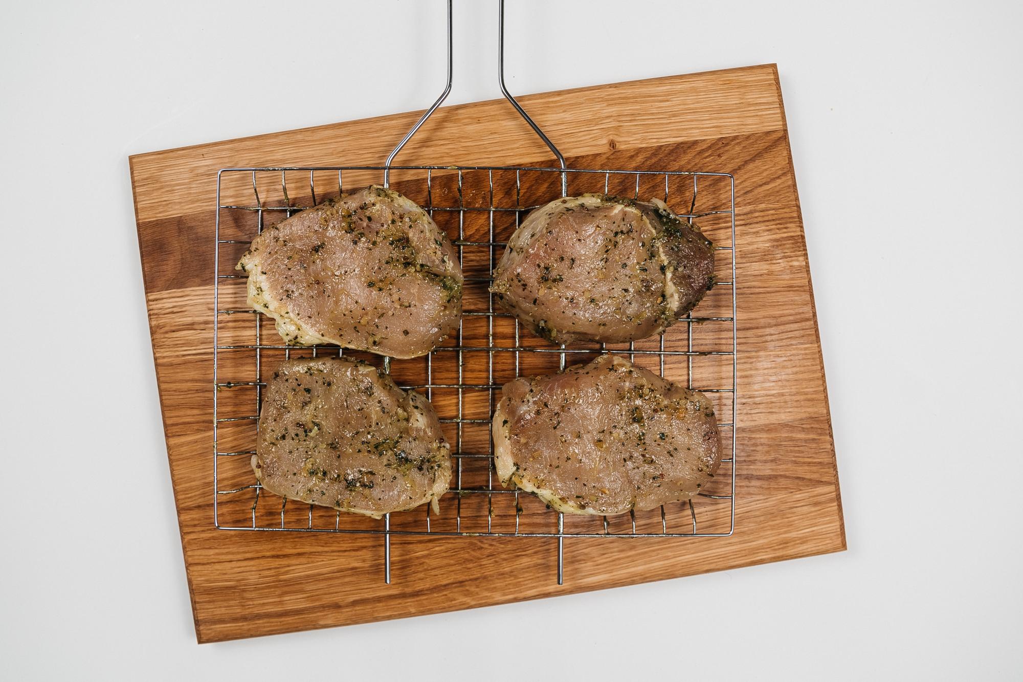 Эскалоп в маринаде "Чесночный с травами"