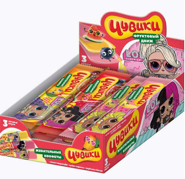 ЧУВИКИ Жевательная конфета 10г.