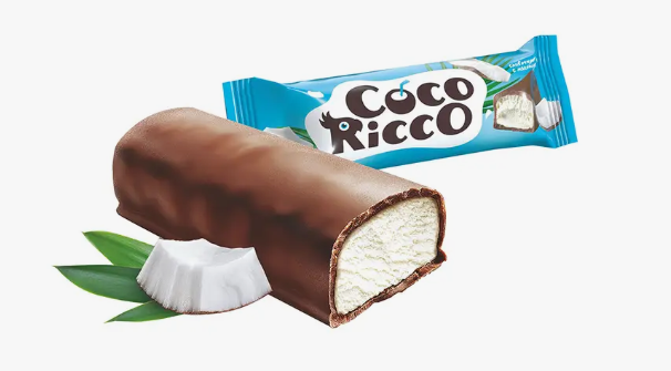 Батончик COCO RICCO сливочный с кокосом 50г
