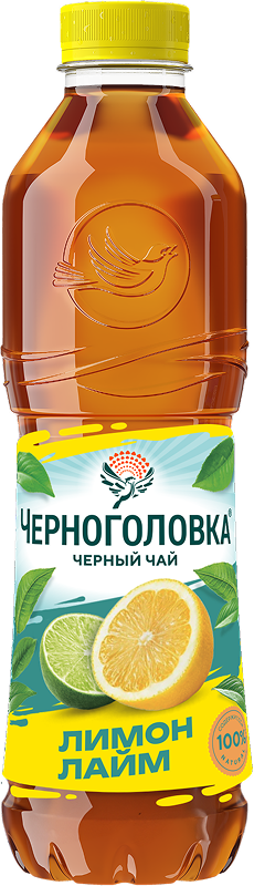 Холодный ЧАЙ черный ЧЕРНОГОЛОВКА ЛИМОН-ЛАЙМ 1,0 л ПЭТ