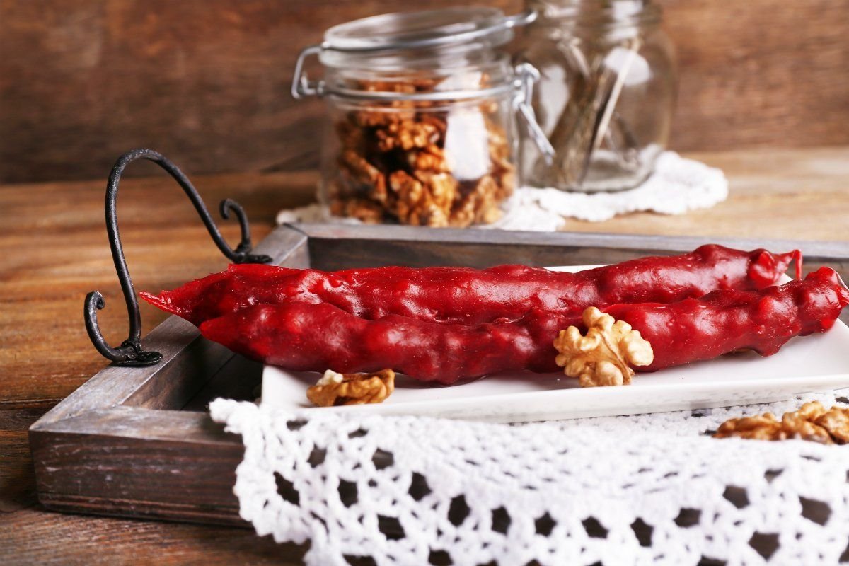 Чурчхела гранатовая с грец.орехом 90гр.